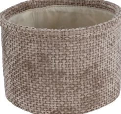Petit panier aspect peluche EH