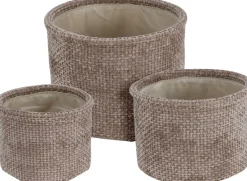 Petit panier aspect peluche EH