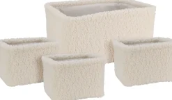 Petit panier aspect peluche EH