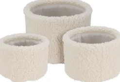 Petit panier aspect peluche EH