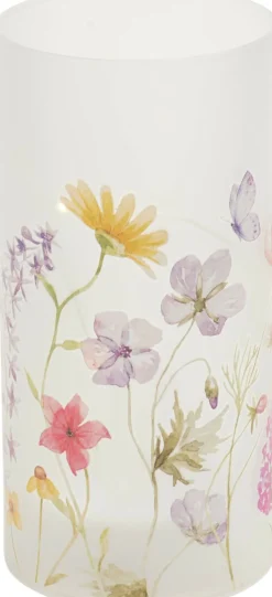 Koopman Lampes Décoratives|Lampes De Table<Photophore LED motif fleuri DEKO
