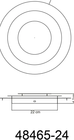 Plafonnier LED HEDA