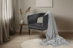 Plaid aspect velours côtelé PLUSH BLANKET