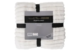 Lalee Couvertures<Plaid aspect velours côtelé PLUSH BLANKET