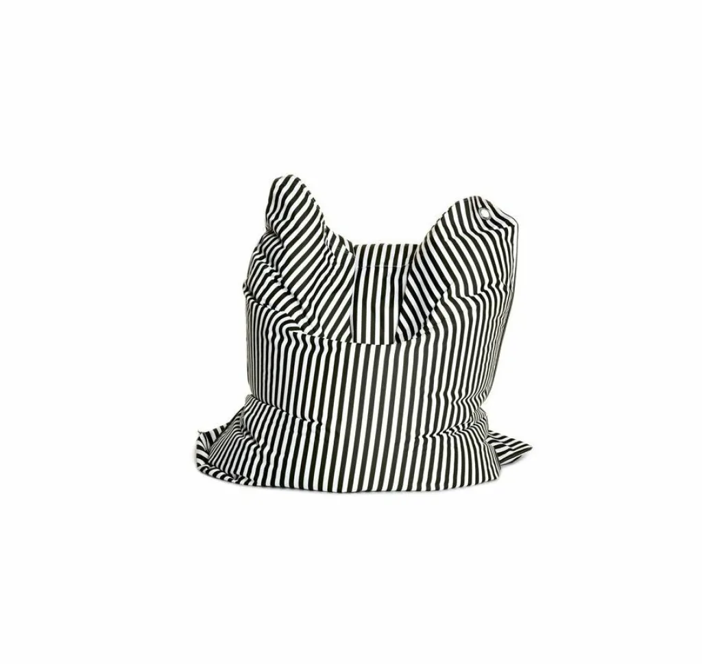CASAS Poufs Géants<Pouf FASHION BULL BLACK & WHITE