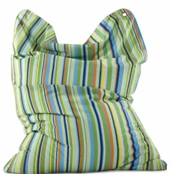 CASAS Poufs Géants<Pouf FASHION BULL STRIPES GREEN