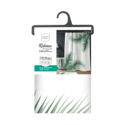 Rideau de douche avec anneaux HAVANE