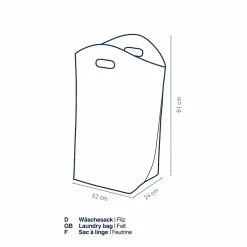 Kela Accessoires Sdb|Paniers À Linge<Sac à linge FAY