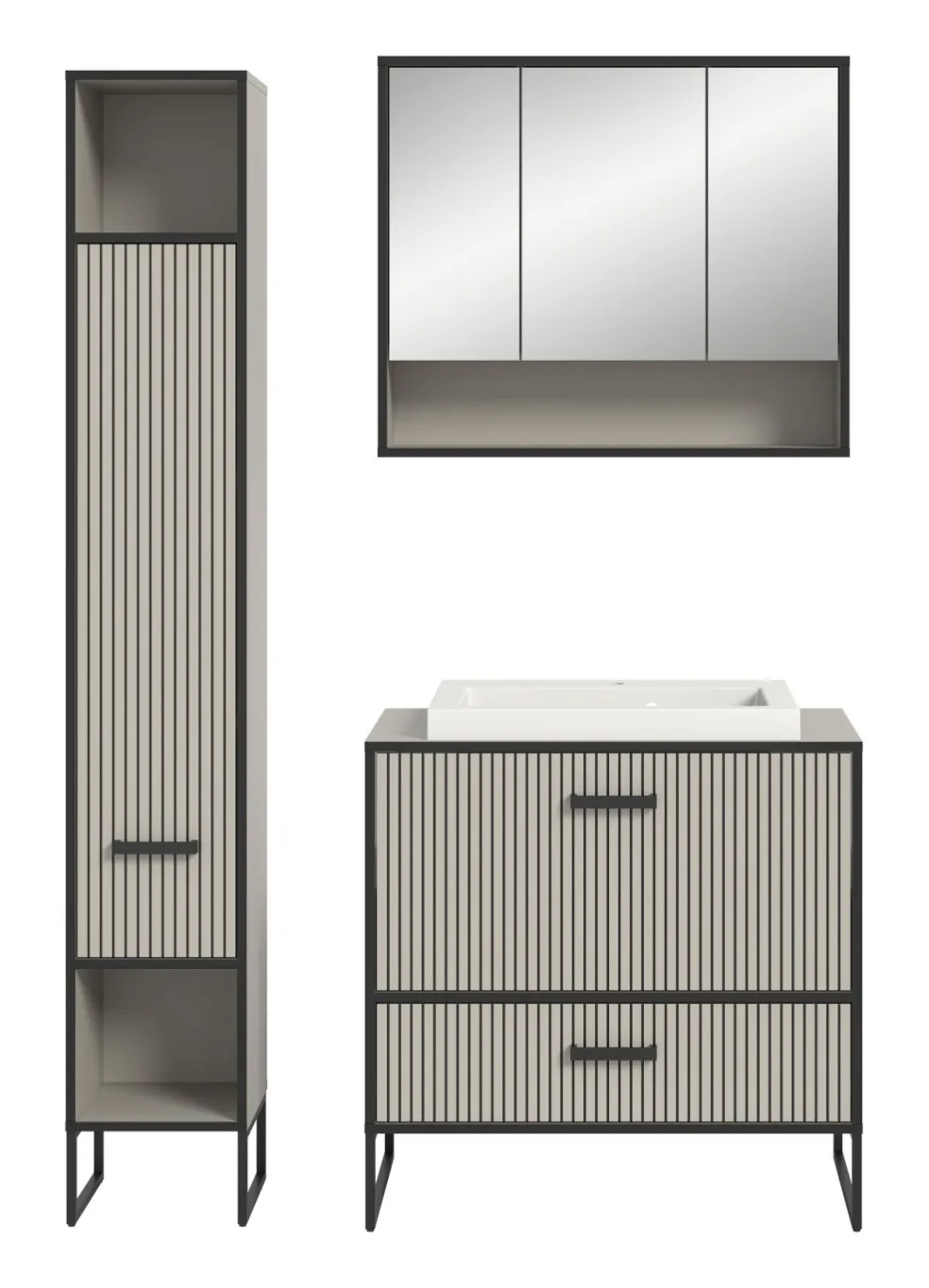Salle de bains combinée 4 éléments BAGNO