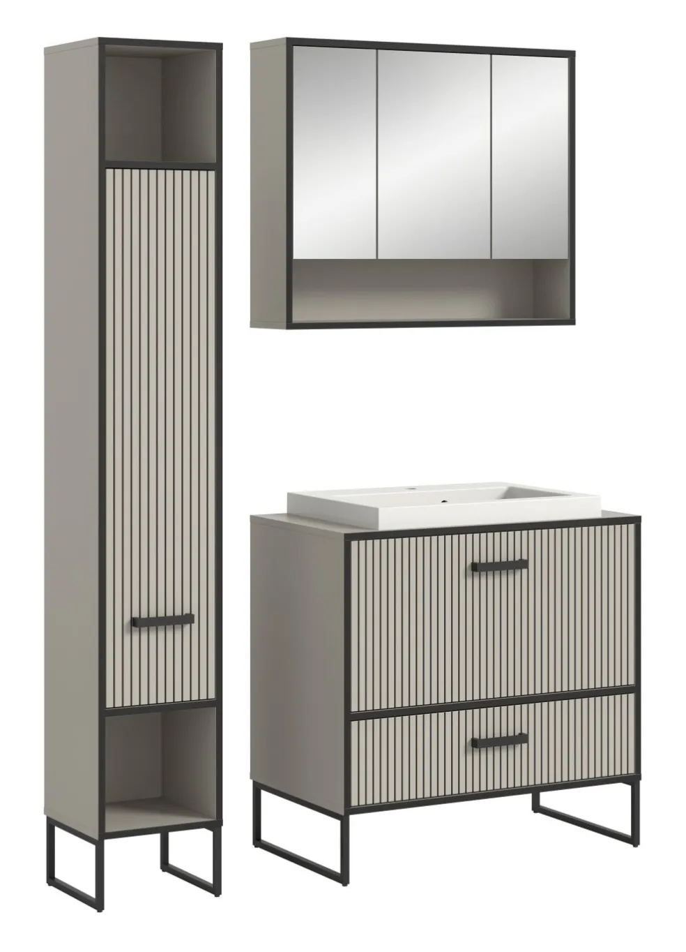 Salle de bains combinée 4 éléments BAGNO