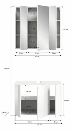 Xonox Blocs Salle De Bains Complets<Salle de bains combinée 2 éléments AMBO