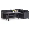 Salon de jardin avec banquette d'angle RIBE