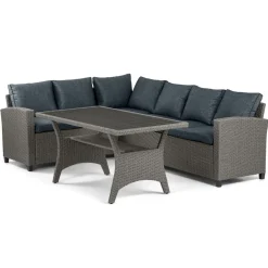 Trade Point Meubles De Jardin|Ensembles Mobilier De Jardin<Salon de jardin avec banquette d'angle RIBE