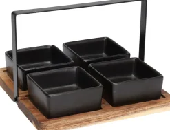 Service apéritif rond 5 pièces EH