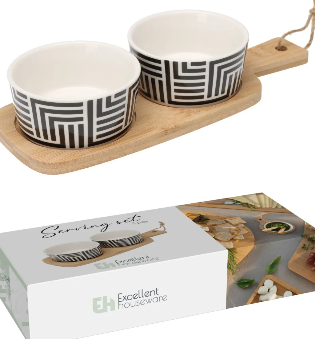 Koopman Accessoires De Table|Vaisselle & Couverts<Serviette apéritif 3 pièces EH