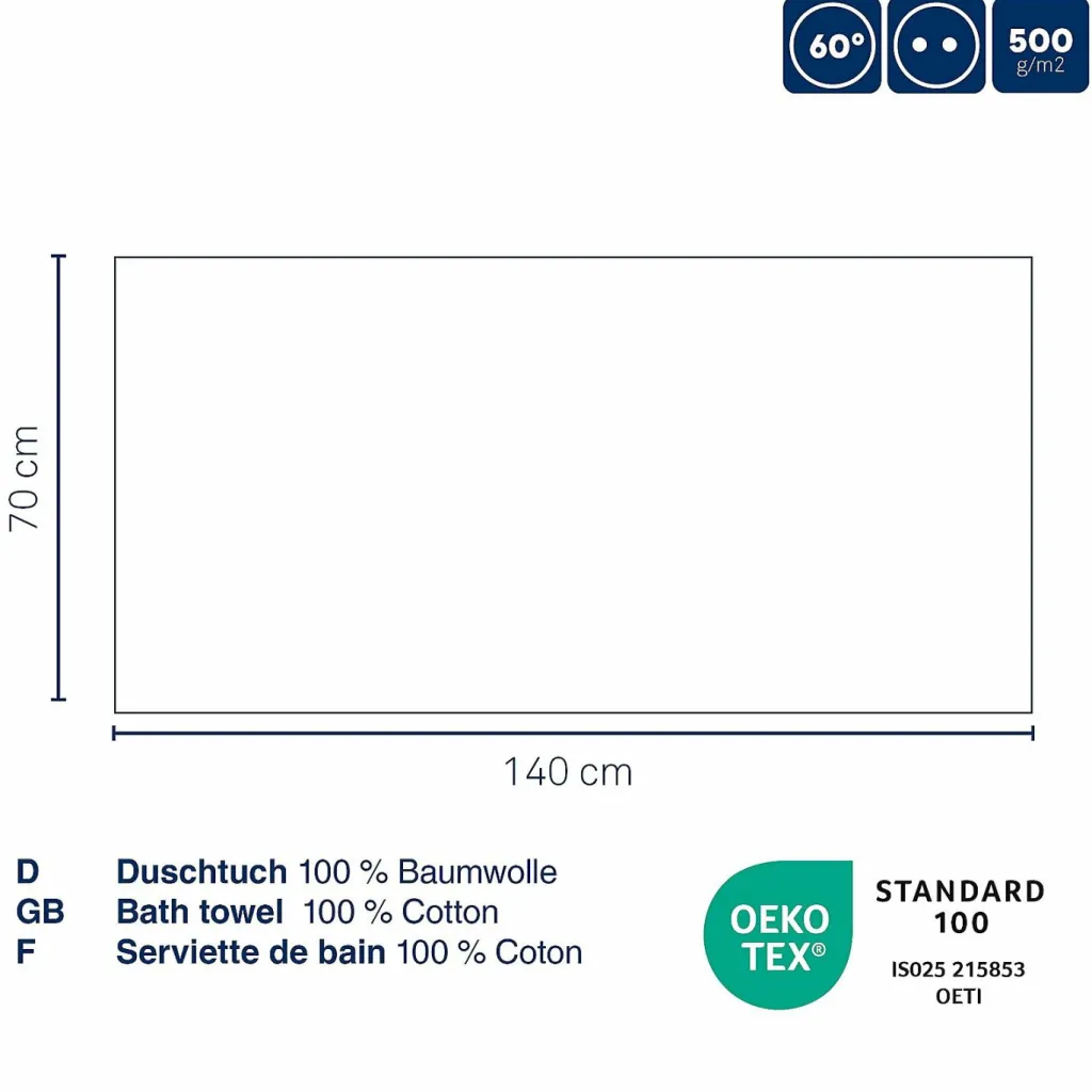 Kela Textiles De Salle De Bains<Serviette de bain offwhite LADESSA