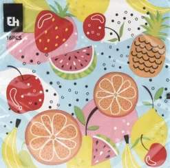 Serviette mélange de fruits EH