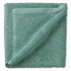 Serviette éponge vert jade LADESSA