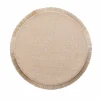 Set de table rond avec fils dorés JOALIE