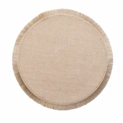Set de table rond avec fils dorés JOALIE