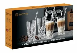 Nachtmann Verres, Tasses & Carafes<Set Latte Macchiato 8 pièces NOBLESSE