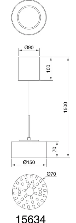 Globo Leuchten Suspensions<Suspension FOGSY