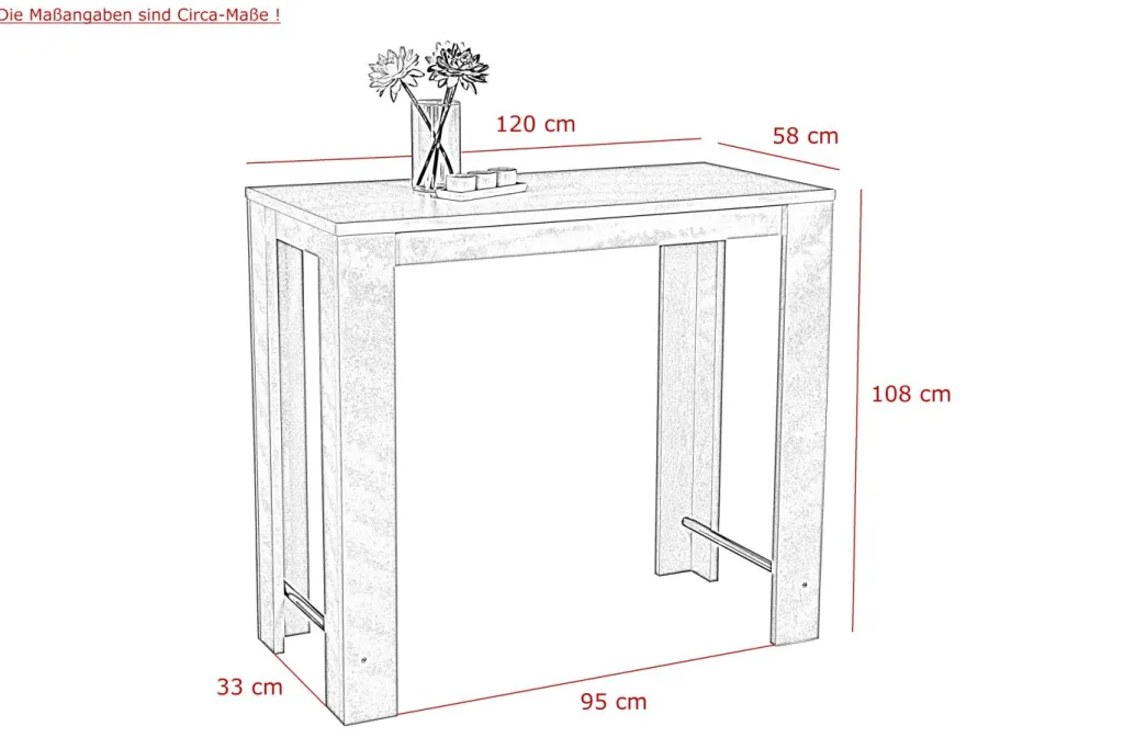 Hela Tables De Bar<Table bar FRIEDA T