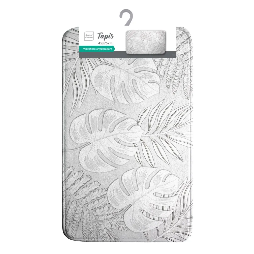 U10 Accessoires Sdb|Textiles De Salle De Bains<tapis de bain MONSTERA