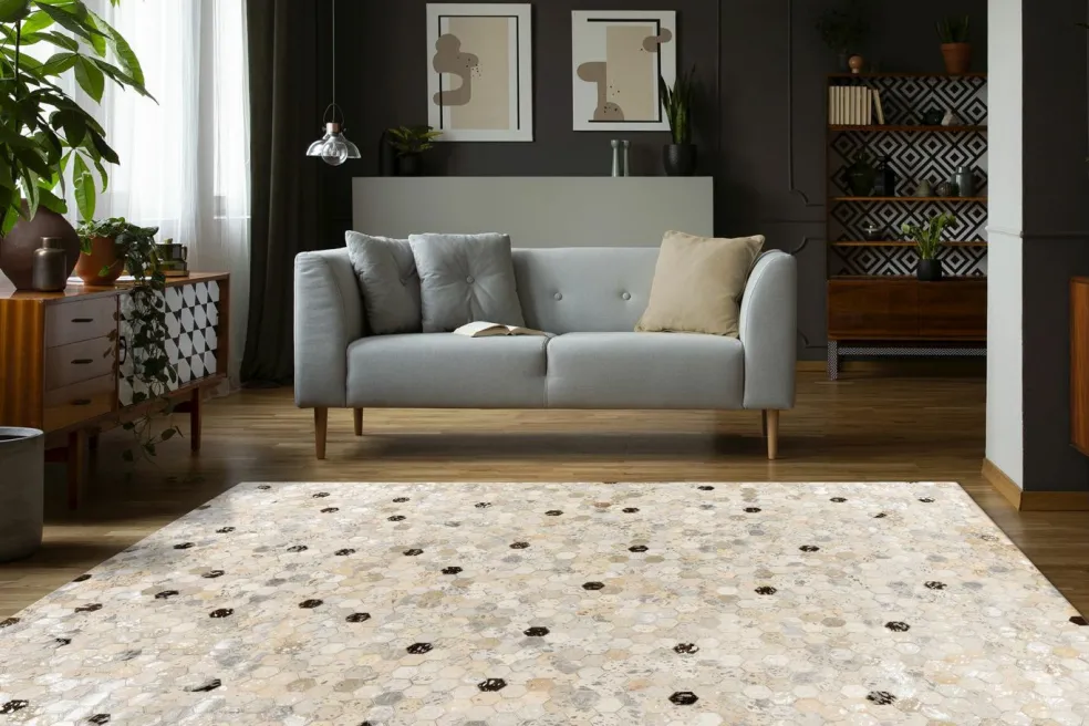 Tapis en cuir LAVIN 1025