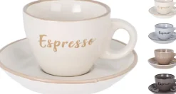 Koopman Verres, Tasses & Carafes<Tasse pour expresso avec soucoupe EH