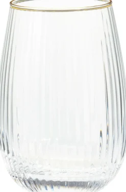 Koopman Verres, Tasses & Carafes<Verre à eau à bordure dorée EH