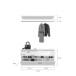 Vestiaire combiné 5 éléments BODITE