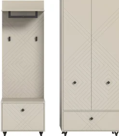Xonox Vestiaires D'Entrée Complets<Vestiaire combiné 3 éléments TAPI