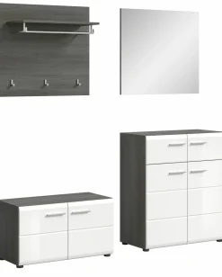 Xonox Vestiaires D'Entrée Complets<Vestiaire combiné 4 éléments FICHE