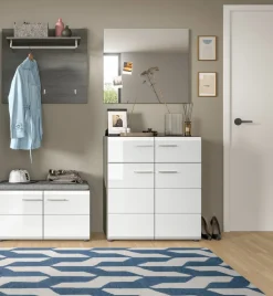 Xonox Vestiaires D'Entrée Complets<Vestiaire combiné 4 éléments FICHE