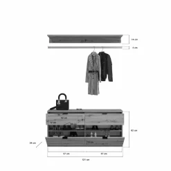 Vestiaire combiné 3 éléments BODITE