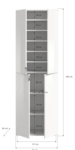 Vestiaire combiné 5 éléments BODITE