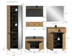 Xonox Vestiaires D'Entrée Complets<Vestiaire combiné GOBA