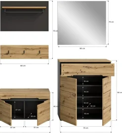 Xonox Vestiaires D'Entrée Complets<Vestiaire combiné GOBA
