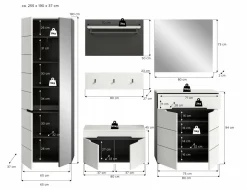 Xonox Vestiaires D'Entrée Complets<Vestiaire combiné GOBA