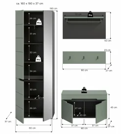 Xonox Vestiaires D'Entrée Complets<Vestiaire combiné GOBA