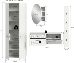 Xonox Vestiaires D'Entrée Complets<Vestiaire combiné ZIWAY