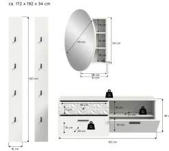 Xonox Vestiaires D'Entrée Complets<Vestiaire combiné ZIWAY